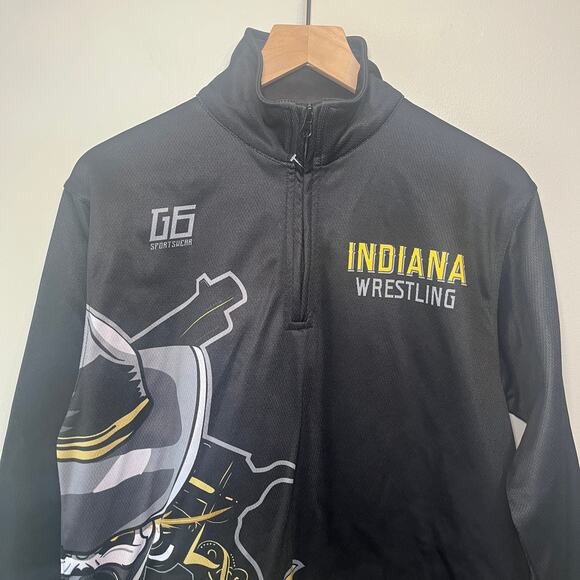 G6 SportsWear MMA Gym Boxing Pullover Top Outlaws Logo Indiana Size Medium - Picture 2 of 6